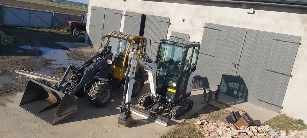 Wynajem Usługi Minitraktorek Glebogryzarka Separacyjna