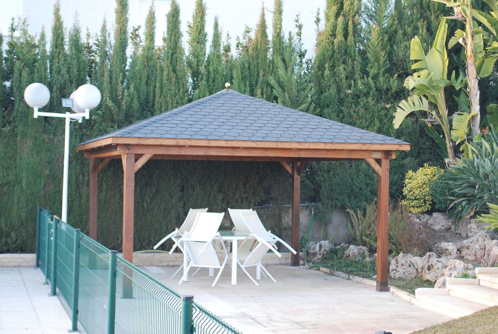 Pérgola LANZAROTE a Quatro Aguas de 4x4