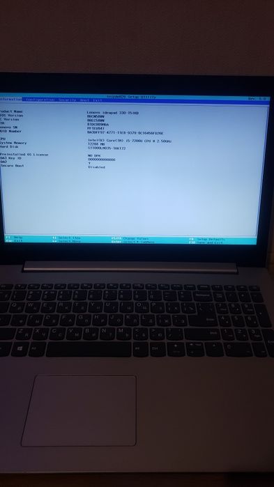 Ноутбук Lenovo IdeaPad 320-15IKB | i5-7200U | 12GB RAM | 1TB HDD