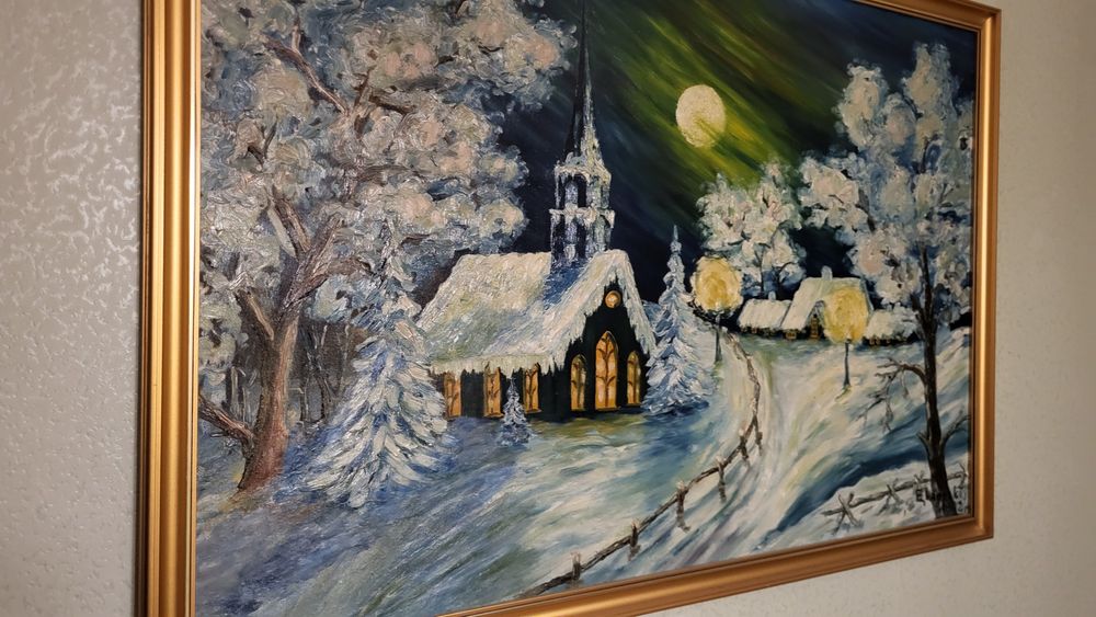Obraz malowany na płótnie 105 x 70