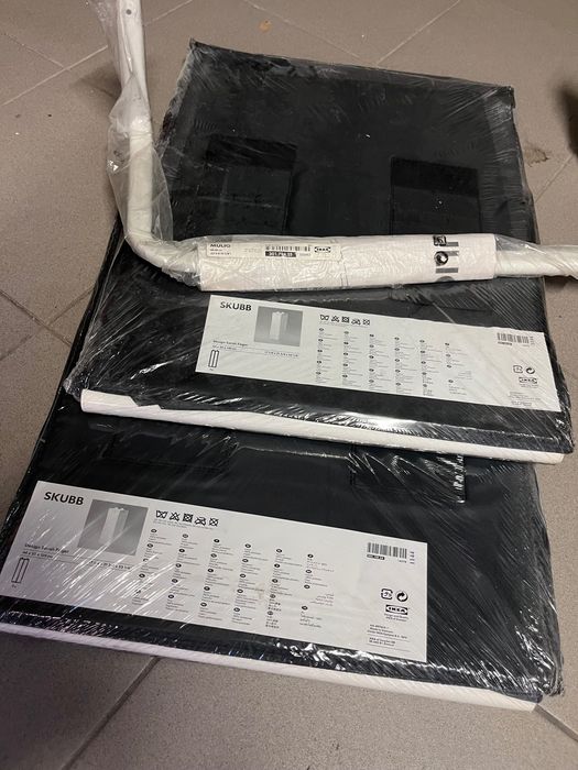 Szafa wisząca materiałowa ze stelażem ściennym IKEA