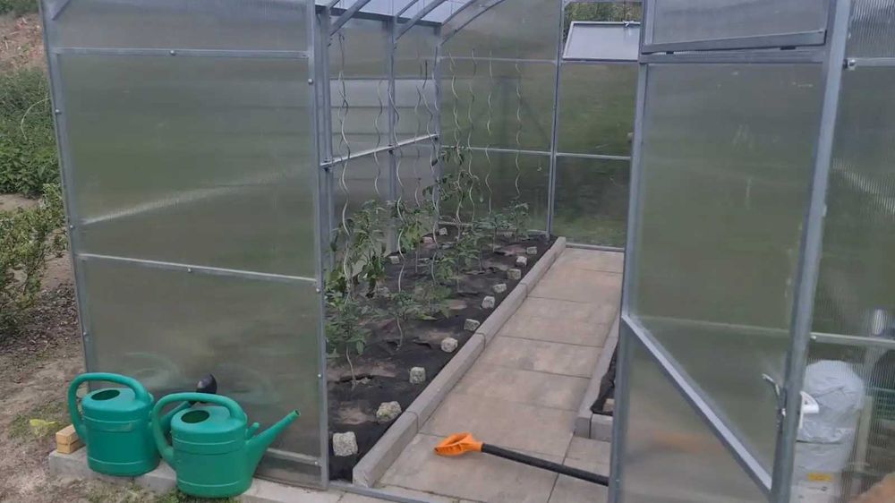 szklarnia poliwęglanowa 3x4/3x6/3x8/3x10 m odporna na śnieg i mróz