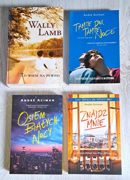 4x Aciman Tamte dni tamte noce Znajdź mnie Wally Lamb To wiem na pewno ...