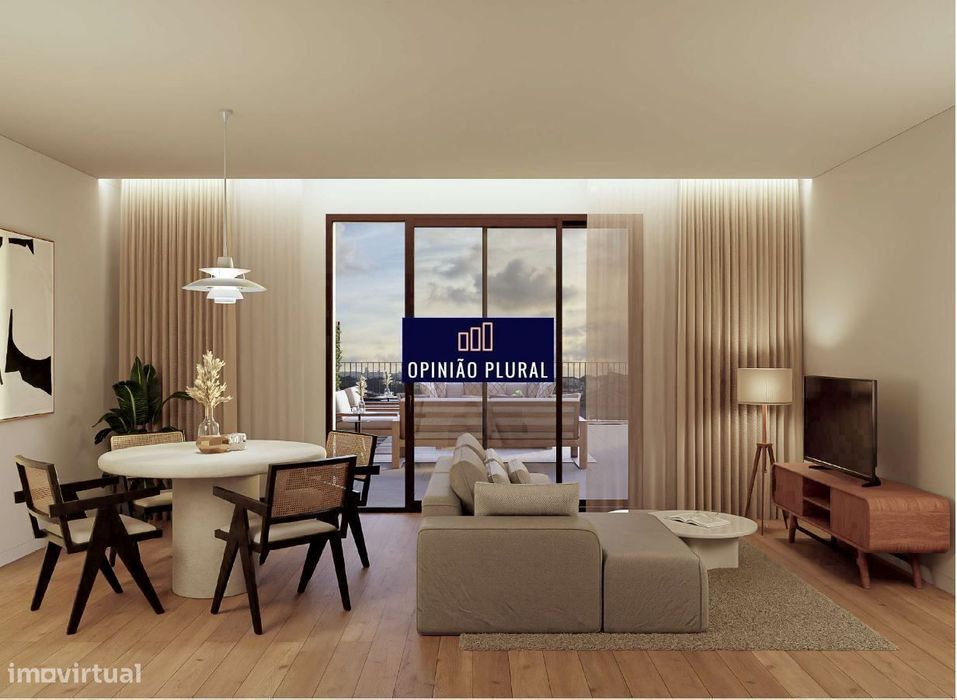 T2 Novo de Luxo com Varanda e Garagem Dupla | Haven Terrazza  Valbom