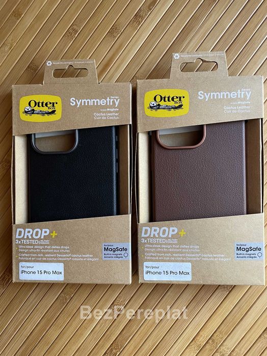Чохол OtterBox Symmetry Cactus Leather для iPhone 15 Pro Max / 15 Pro