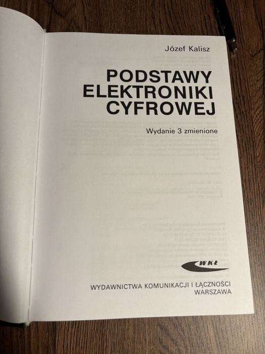 Józef Kalisz Podstawy elektroniki cyfrowej