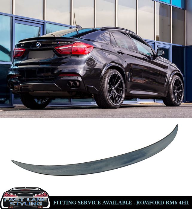 Спойлер BMW X6 F16 накладка на багажник бленда козырек под стекло Х6