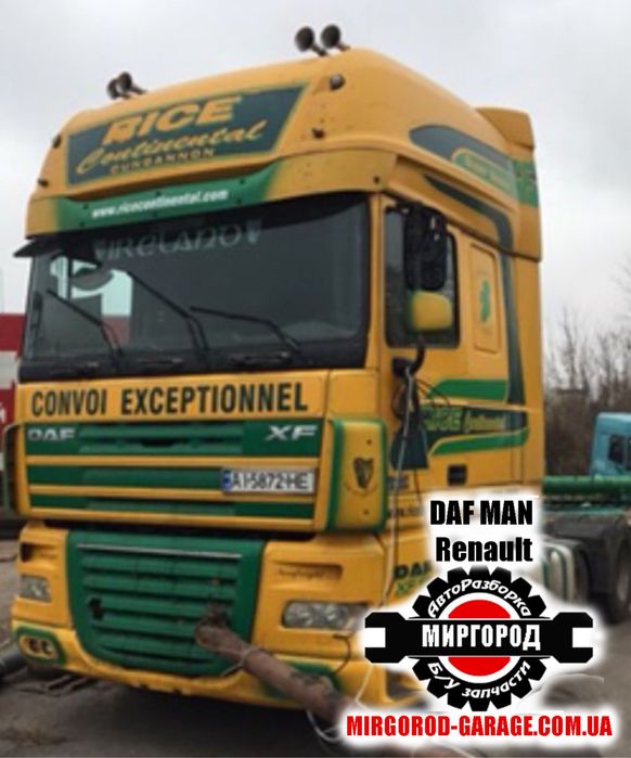 DAF XF 105 криша  кабіни розборка Миргород розбірка разборка.