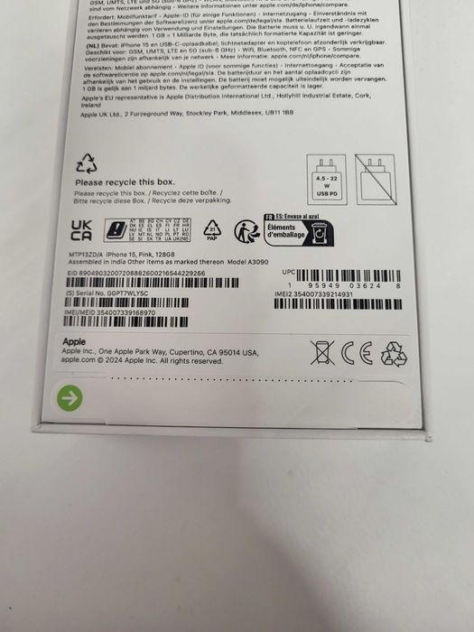 Iphone 15 128GB NOWY Telakces Felicity *Raty 0%