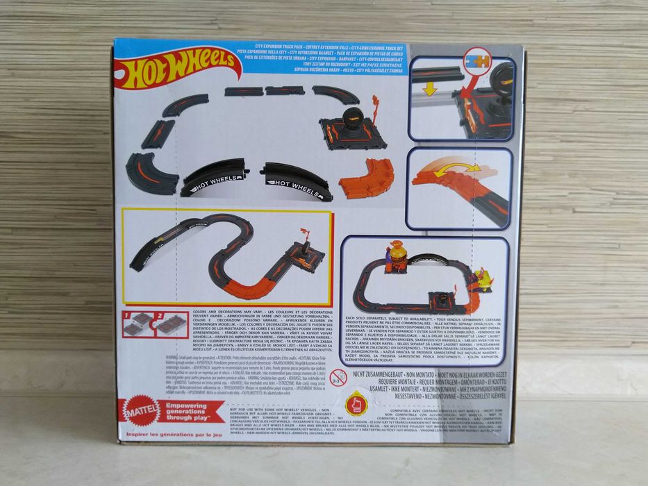 NOWY HW Tory Zestaw Do Rozbudowy Hot Wheels + Autko MATTEL