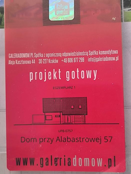 Projekt domu ,dom przy alabastrowej 57