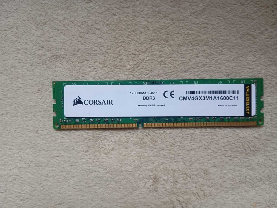 RAM corsair 4gb ddr3