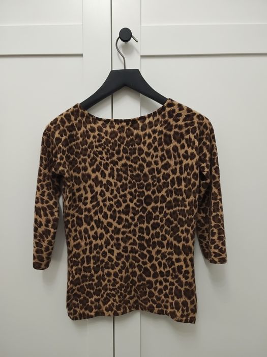 Sweter Neiman Marcus Cashmere, XS/S panterka