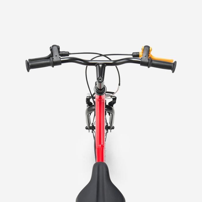 Bicicleta de Criança 16 polegadas 4-6 anos, DISCOVER 500 Vermelho