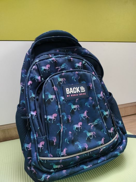 Plecak szkolny w konie