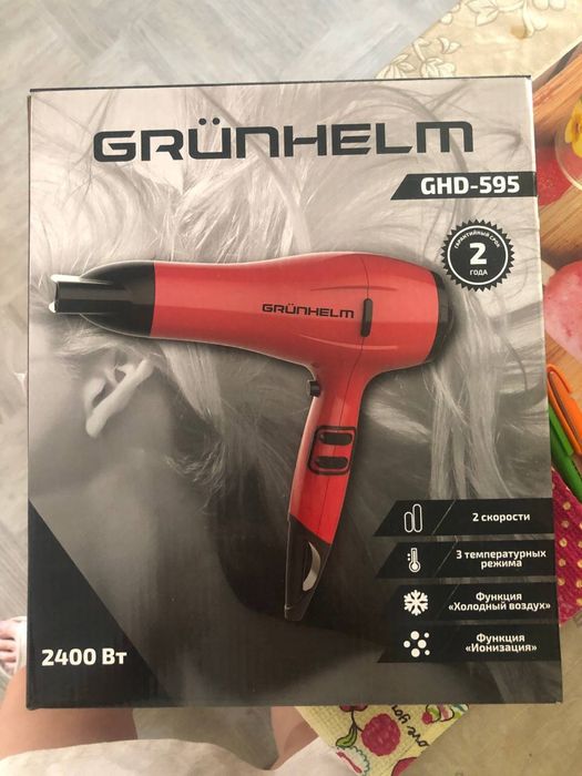 Фен Grunhelm червоний