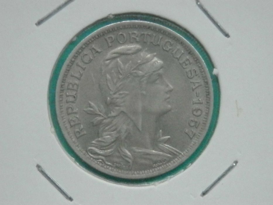 1455 - República: 50 centavos 1957 alpaca, por 5,50