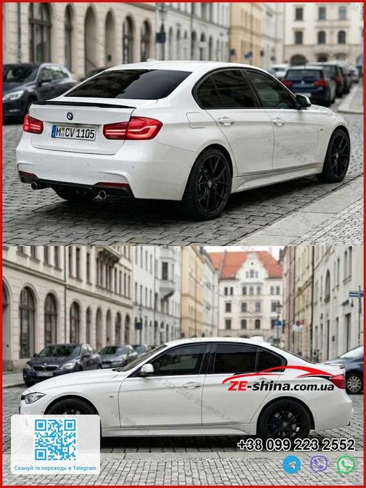 Диски Vossen R18 5x120 ET35 Flow Forming 8 кг  BMW E90 E60 F30 F10 320d 520d X3 F25 M Sport Нові Gloss Black
