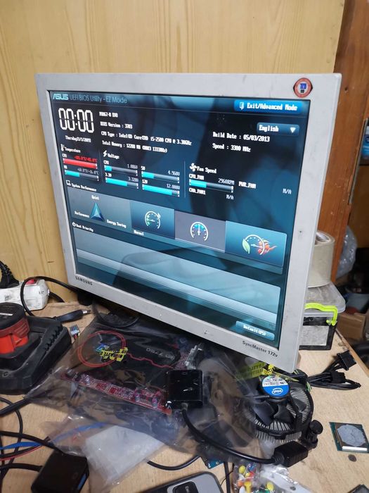 Материнская плата Asus P8H67-M Socket 1155 Intel core I5-2500 3,3gHz