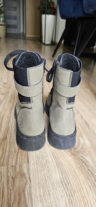 Rieker damskie botki skórzane rozmiar 39 wkładka 25,5cm używane