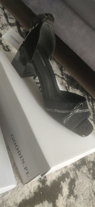 Zestaw eleganckie czarne buty 39goodin
