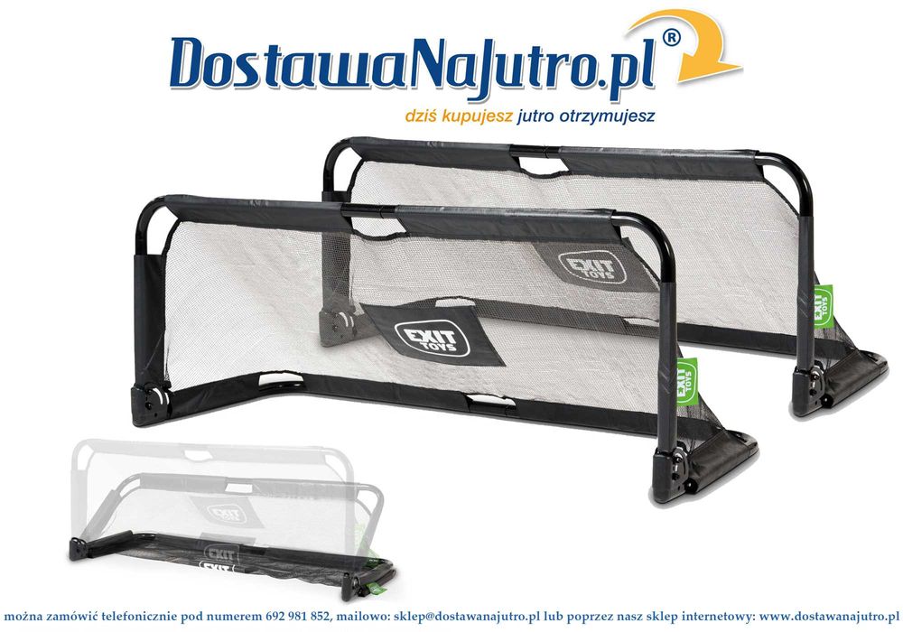 Składane bramki piłkarskie EXIT PANNA 150x60x60cm 2 sztuki