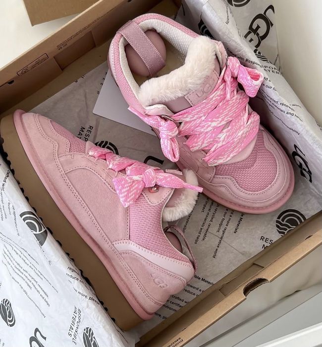 36-41 р угги UGG Lowmel Sneaker Pink