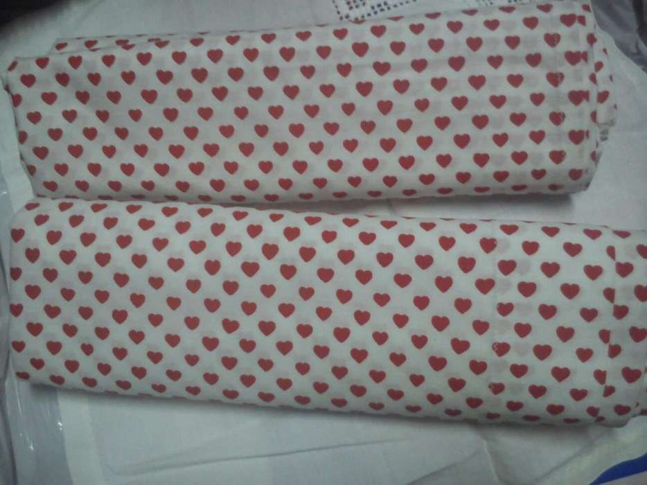 Conjunto lençóis novo. padrão corações64729809575810121