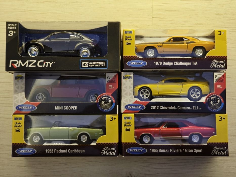 Моделі машинок 1/38 колекційних  WELLY OldTimer