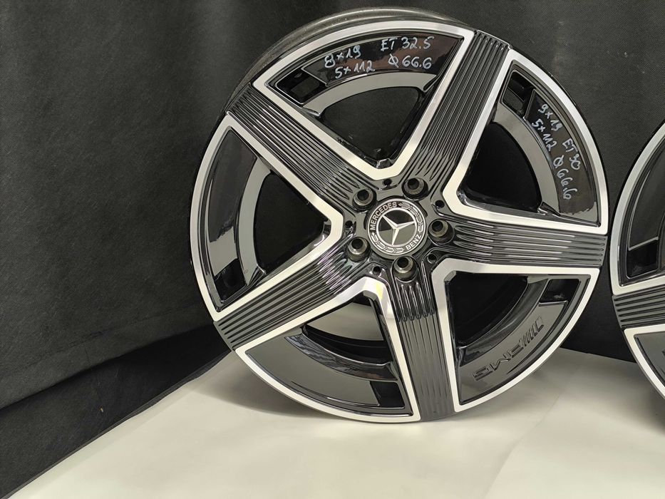 Alufelgi 19 5x112 OEM Mercedes GLC, E- Klasa, S - Klasa - 2 szerokości felg #517