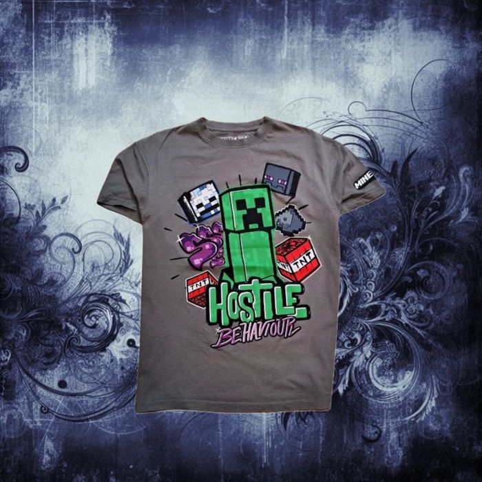 официальный лицензионный мерч, футболка майнкрафт opium y2k rap