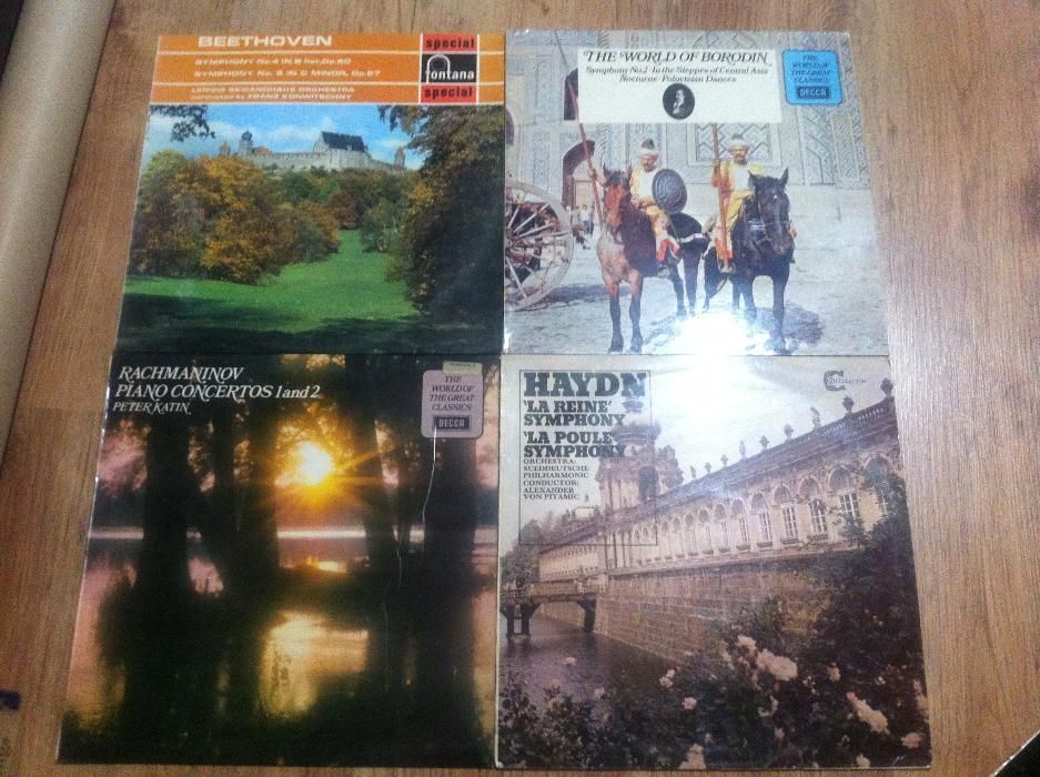 Lote 31 discos de Vinil - Música clássica - orquestra - óperas RAROS