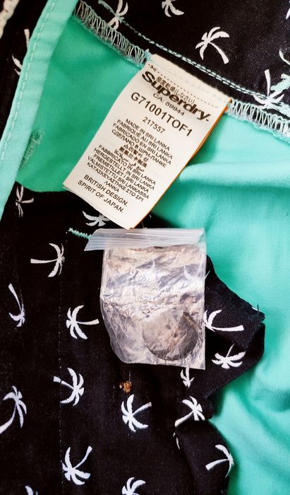 Superdry Turkusowe miętowe spodenki szorty r. XS/S
