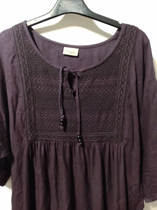 Fioletowa tunika Bon'a Parte Boho etno hippie orient bohema