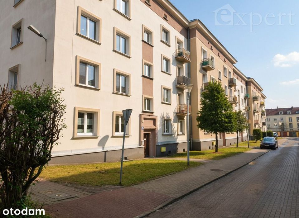 2 pokoje 48,14 m²  balkon, centrum os. Tysiąclecia