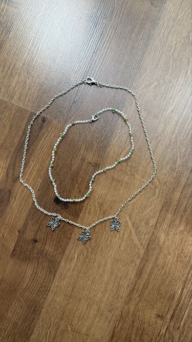 Підвіска з метеликами. Біжутерія.