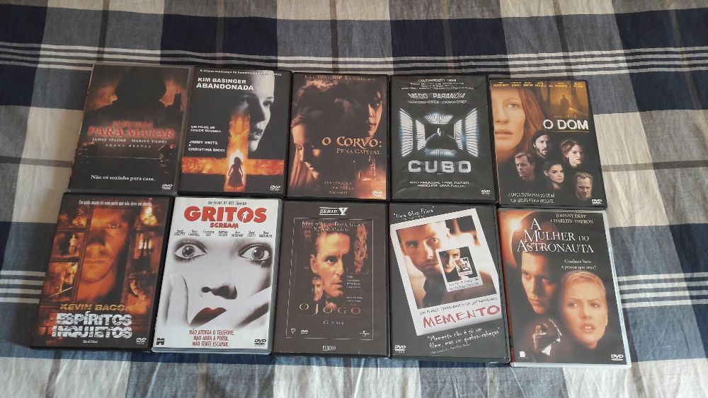 5 dvd's de terror