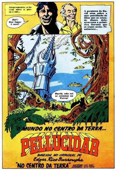 Album Pellucidar - No Centro da Terra (banda desenhada)