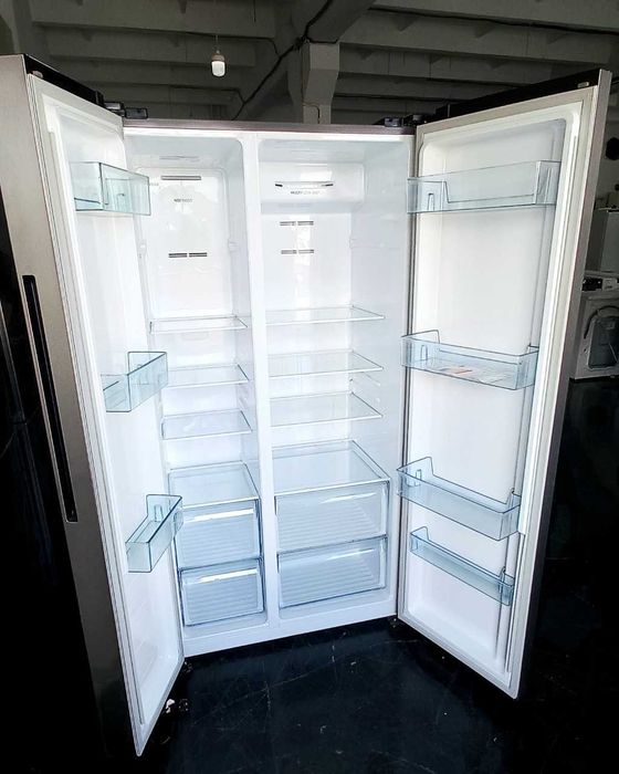 Холодильник SBS NRR9185EAXL Gorenje широкий холодильник 91см ширина