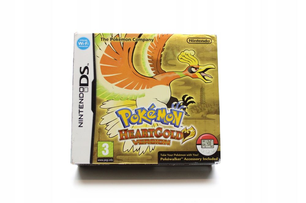 Pokemon HeartGold Nintendo DS pudełkowa