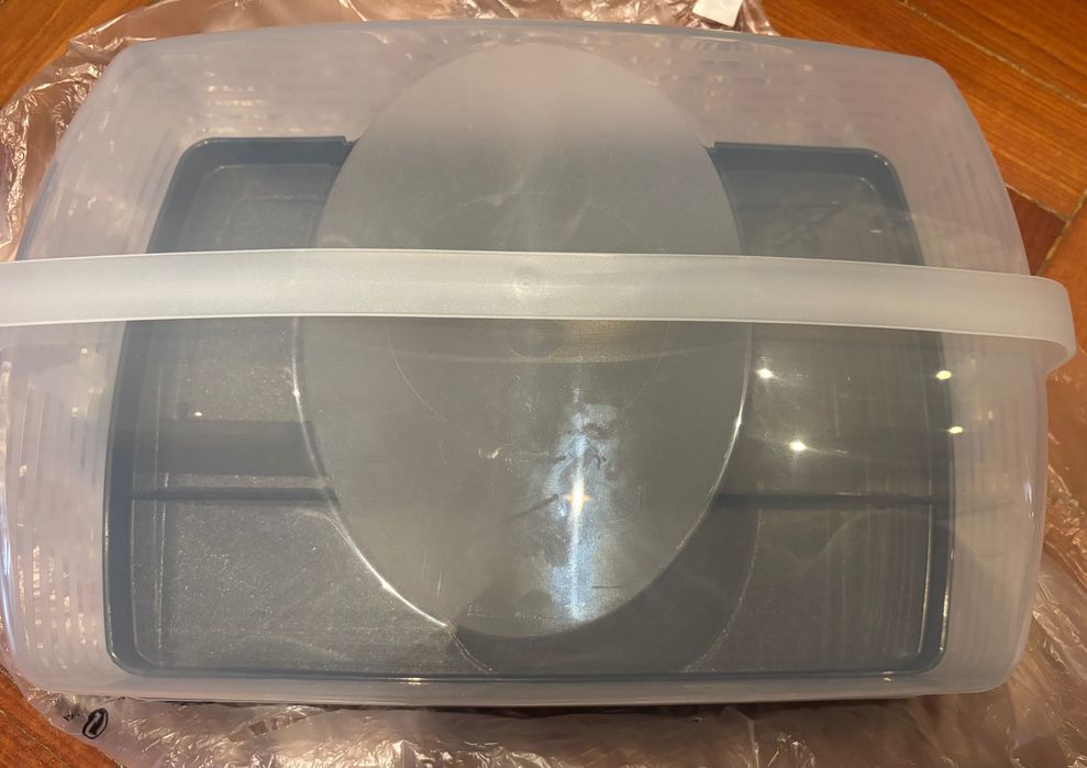 Porta bolos rectângular Tupperware