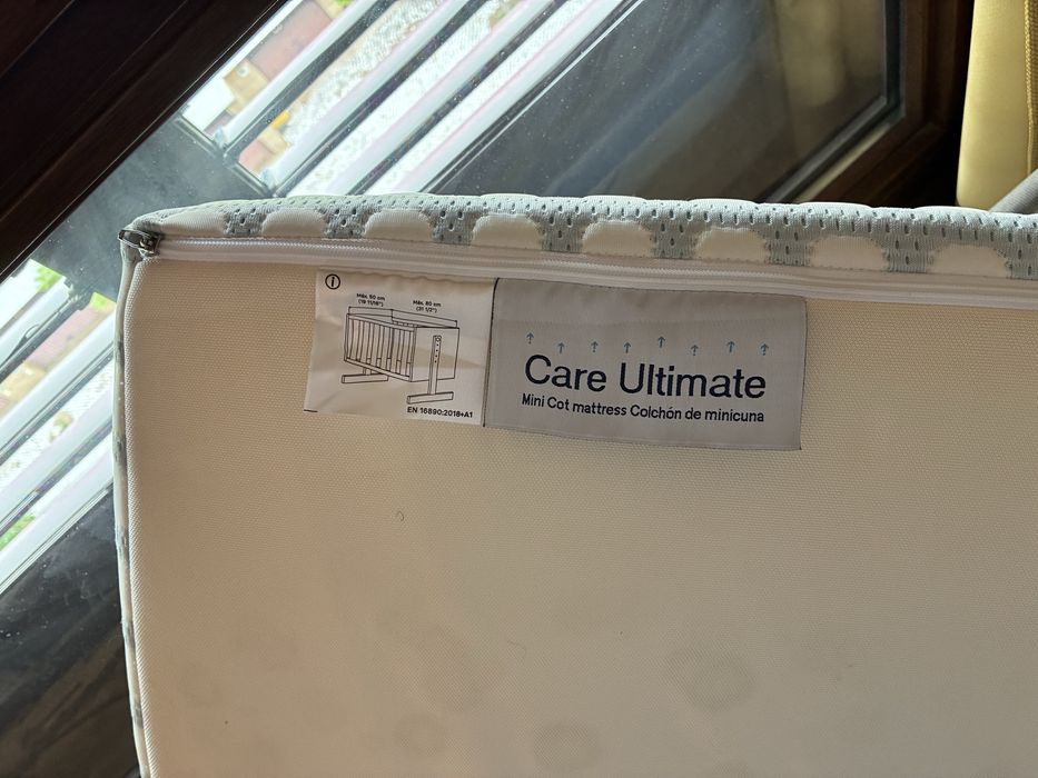 Berço de co-sleeping Chicco Next2Me + colchão Ecus Care Ultimate — NUNCA USADO — 125 €