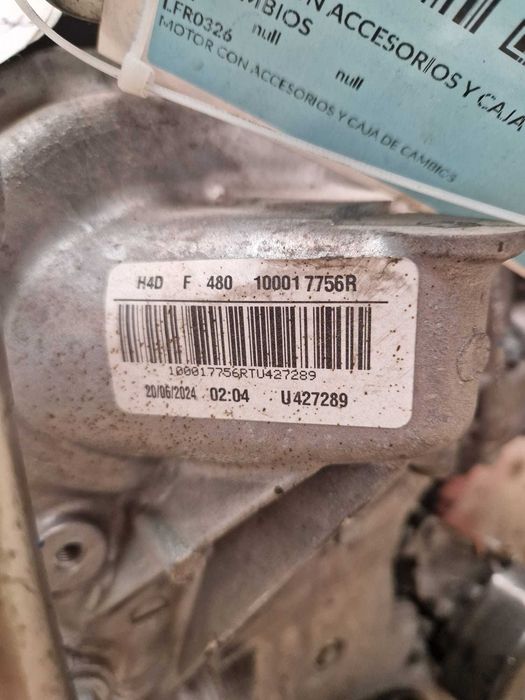 Motor Renault/Dacia 1.0 TCe Ref: H4D480