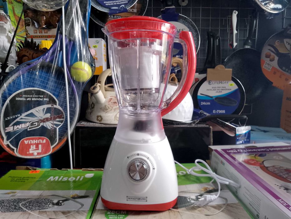 BLENDER KIELICHOWY SZKLANY do owoców i warzyw Kruszy Lód mocny bardzo