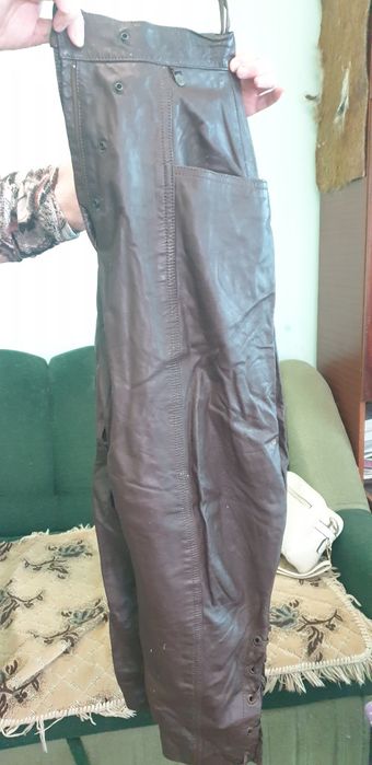 Кожаные брюки .40 размер