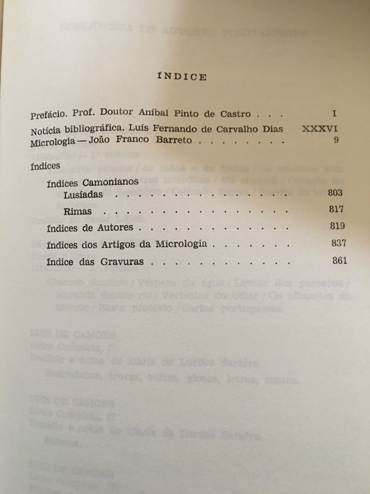 Camões – Lírica Completa II / Camoniana