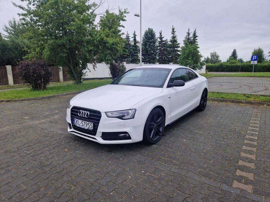 Audi A5 2.0 TDI 177 KM | Biały | S-LINE
