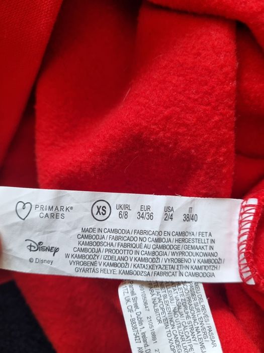 Czerwona bluza Primark. Miki