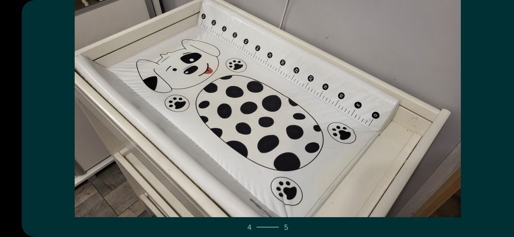 Podkładka na przewijak twarda gąbka stan idealny