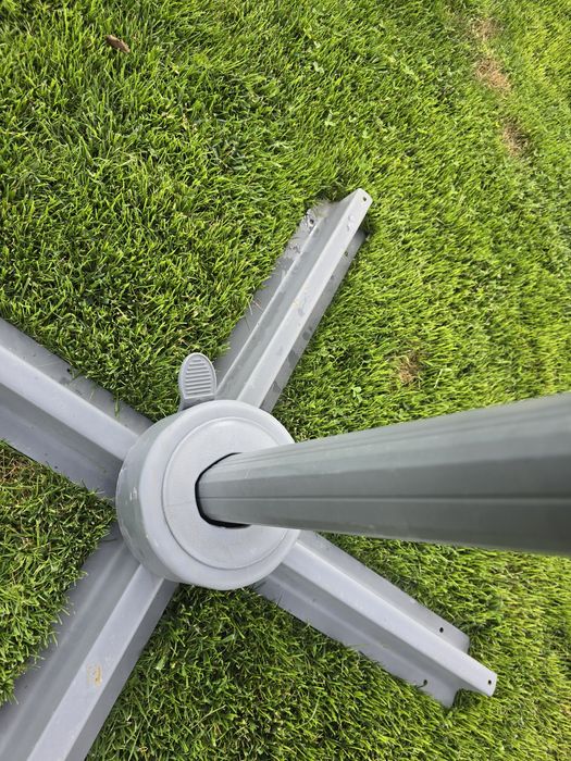 Duży parasol 4x3m antracyt